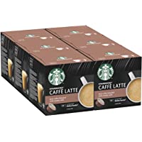 Los mejores  - Starbucks Caffe Latte de Nescafe Dolce Gusto Cápsulas de café- 6 x caja de 6+6 unidades